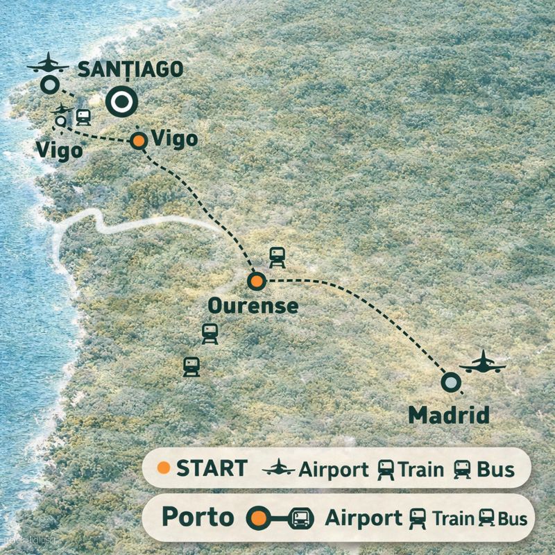 Vía de la Plata desde Ourense